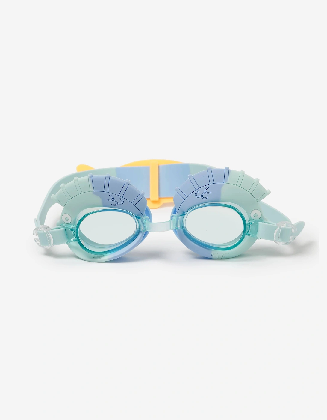 Sunnylife Kids Swim Goggles Finn the Fish in Blue (16cm) - Size: ONE size,