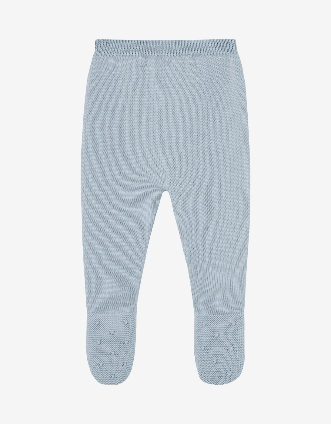 Baby Boys Knitted 2 Piece Babygrow Set in Blue