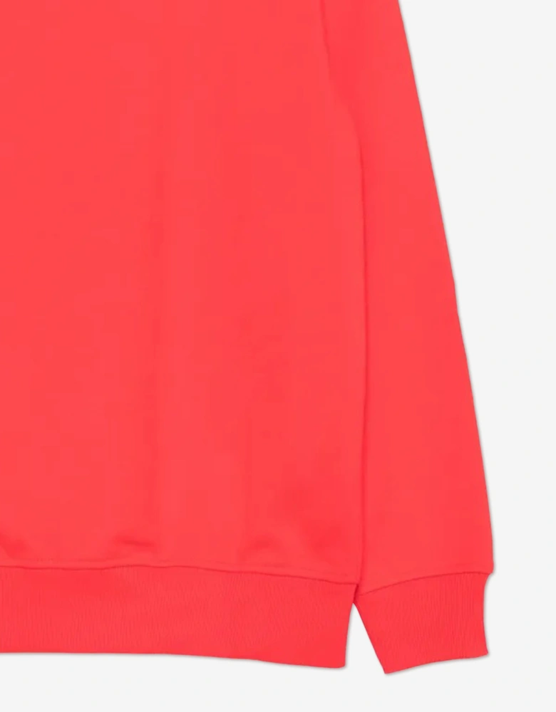 Kids Teddy Bear Logo Sweatshirt in Red
