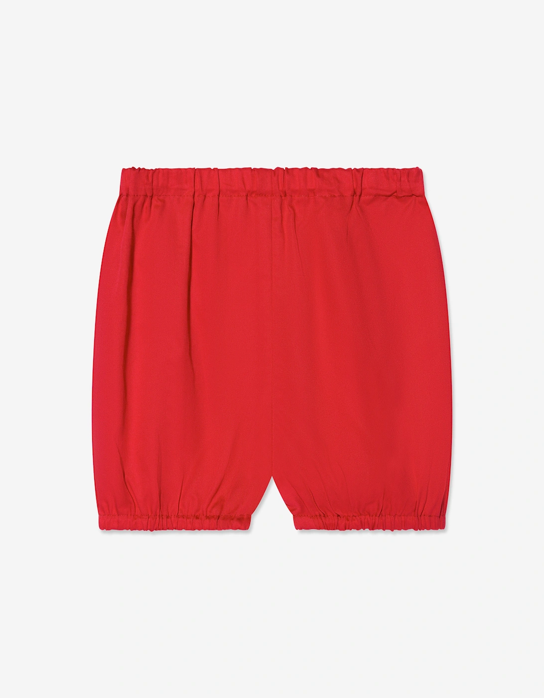 Baby Girls Classic Smocked Dress And Bloomers in Red