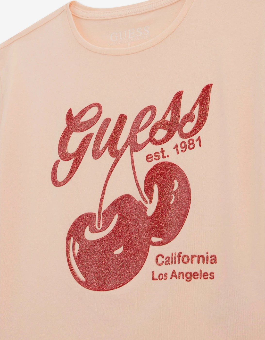 Girls Cherry Midi T-Shirt in Pink