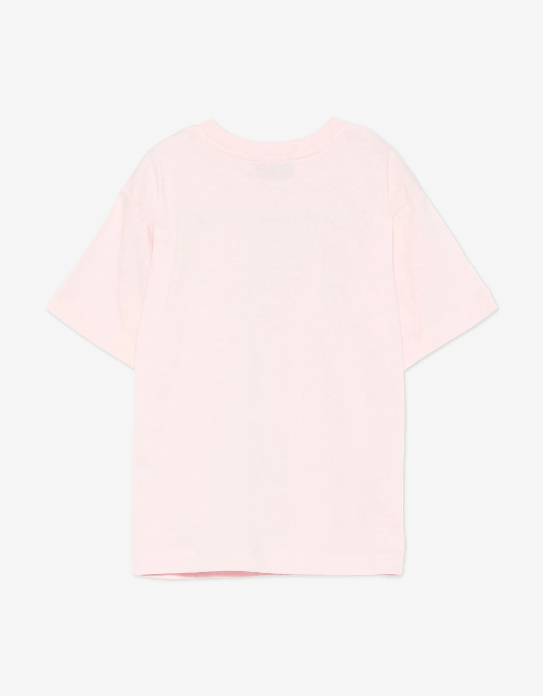Girls Teddy Bear Logo T-Shirt in Pink