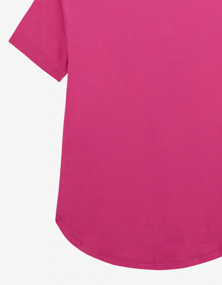 Girls High Low T-Shirt in Pink