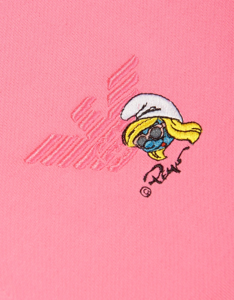 Girls Zip Up Top in Pink