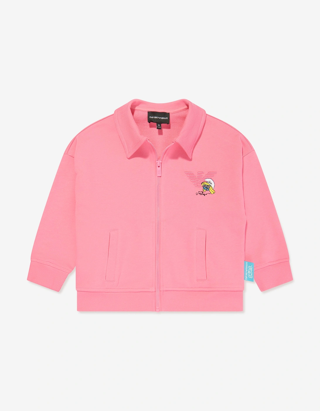 Girls Zip Up Top in Pink, 5 of 4