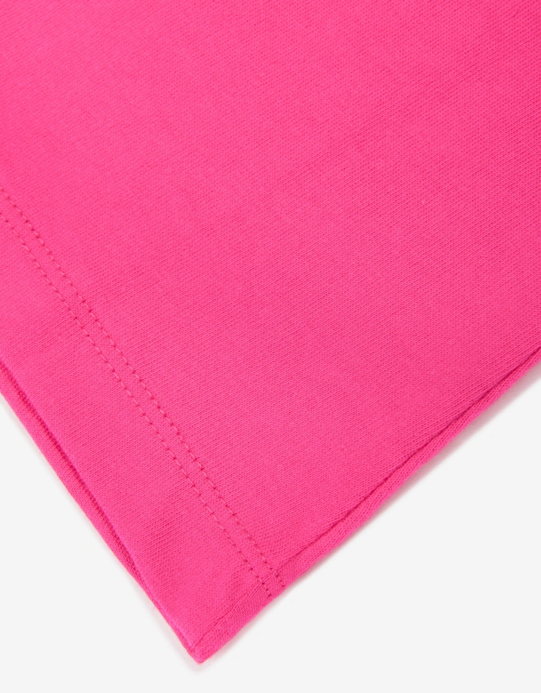Girls Teddy Bear Logo T-Shirt in Pink