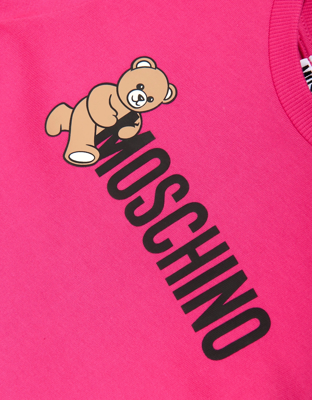 Girls Teddy Bear Logo T-Shirt in Pink