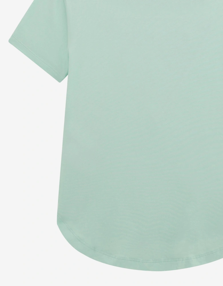 Girls High Low T-Shirt in Green