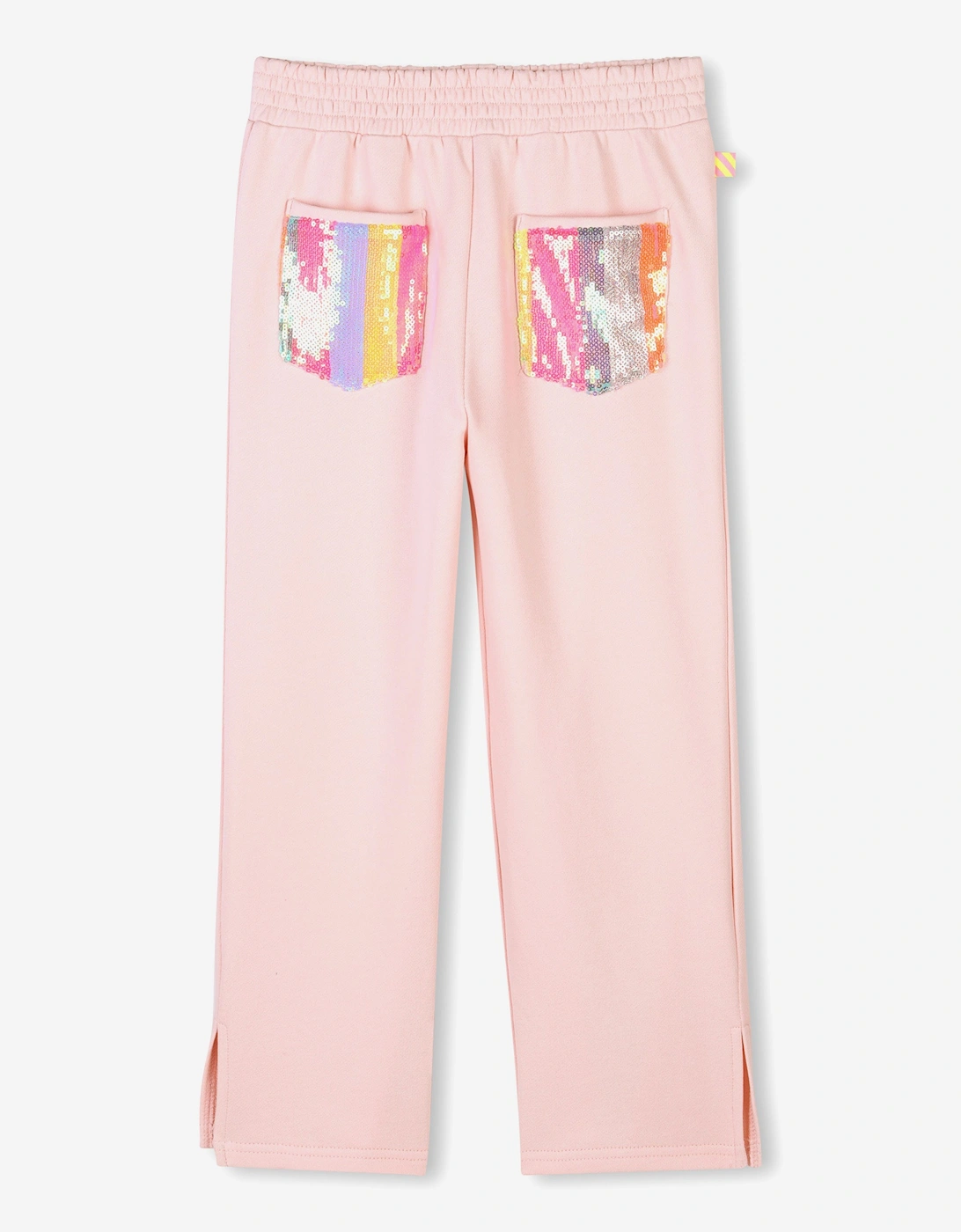 Billieblush Girls Sequin Pocket Joggers in Pink, 5 of 4