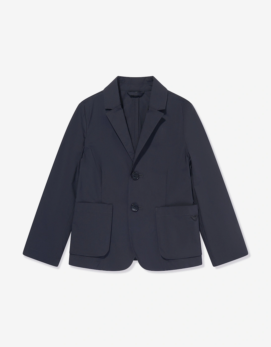 Boys Cotton Blazer in Navy, 5 of 4