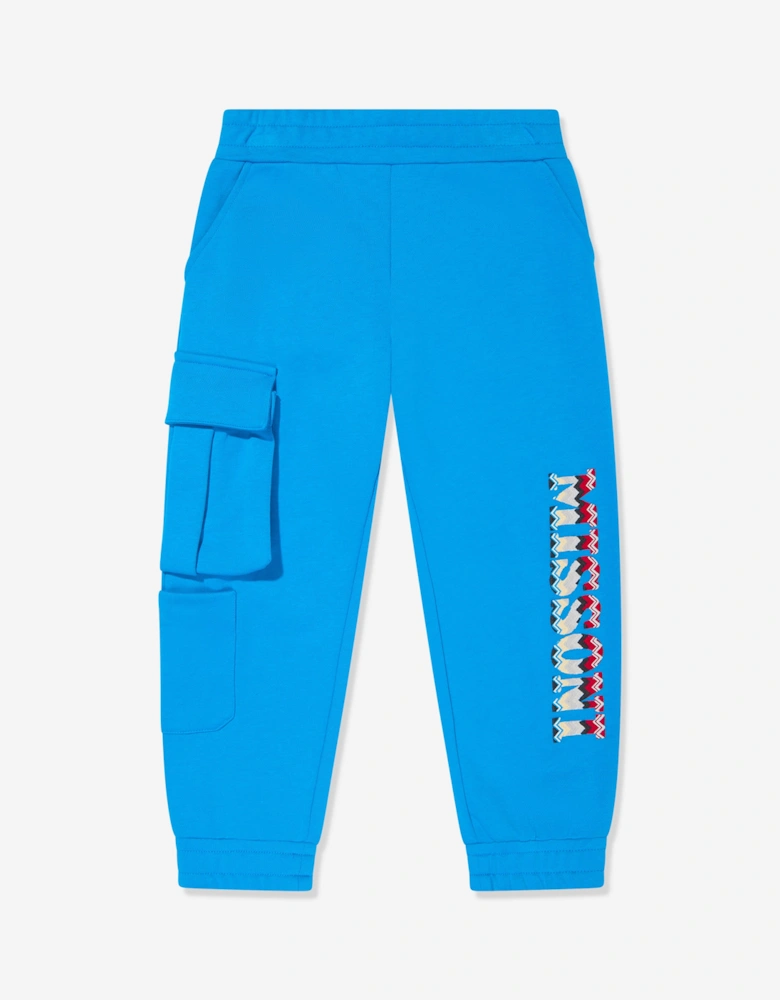 Boys Logo Joggers in Blue
