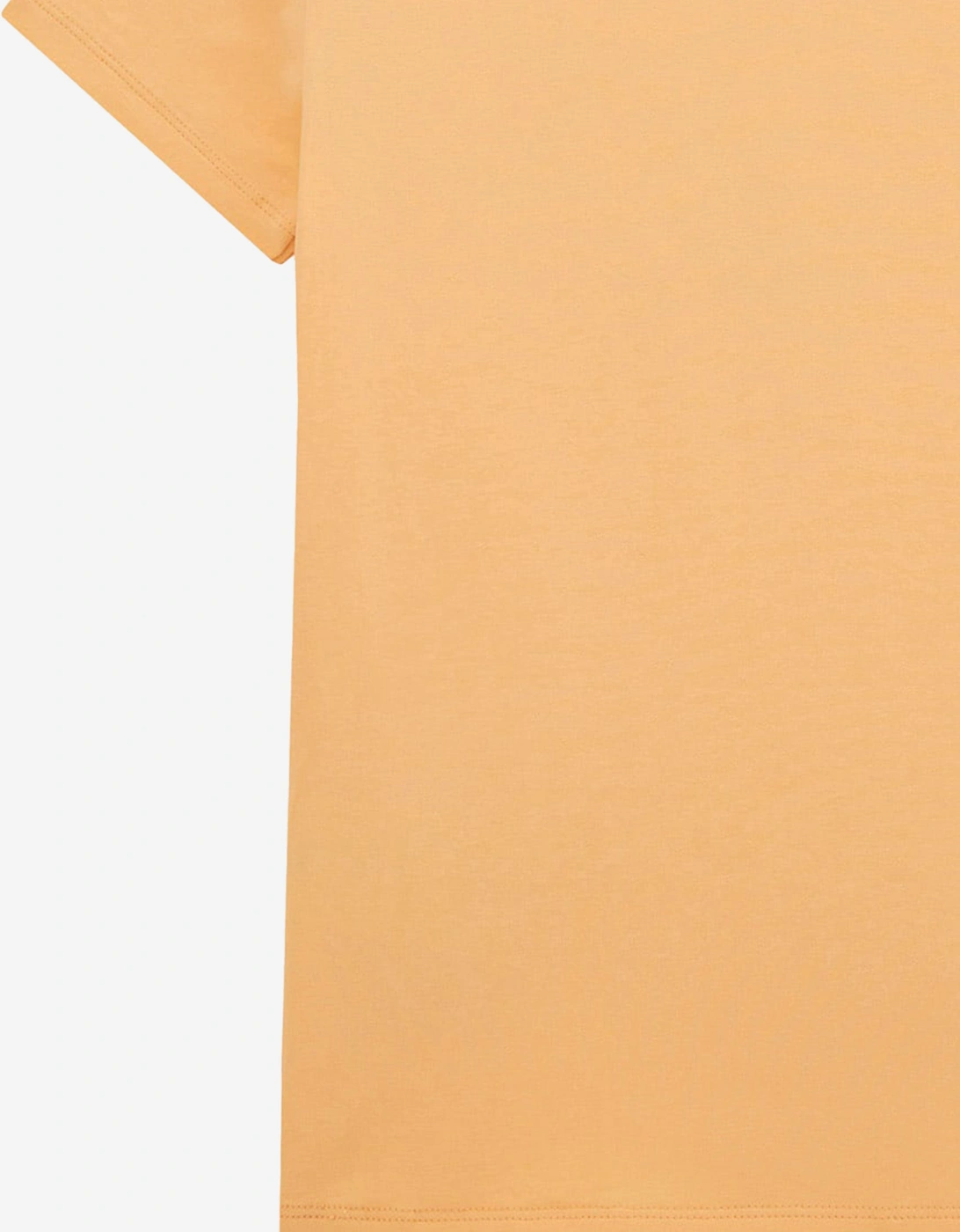 Girls Floral Logo T-Shirt in Orange