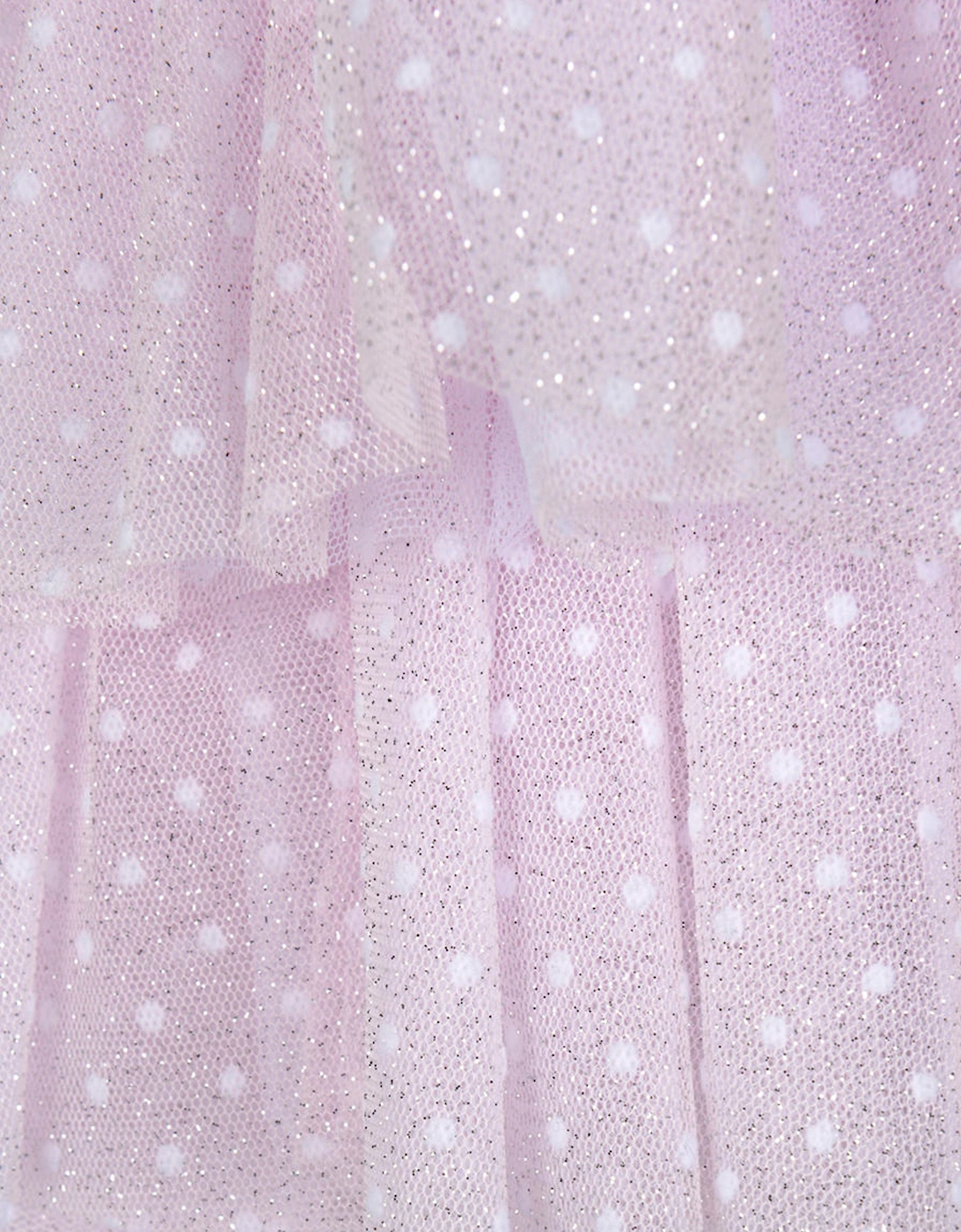 Girls Spotted Tulle Skirt