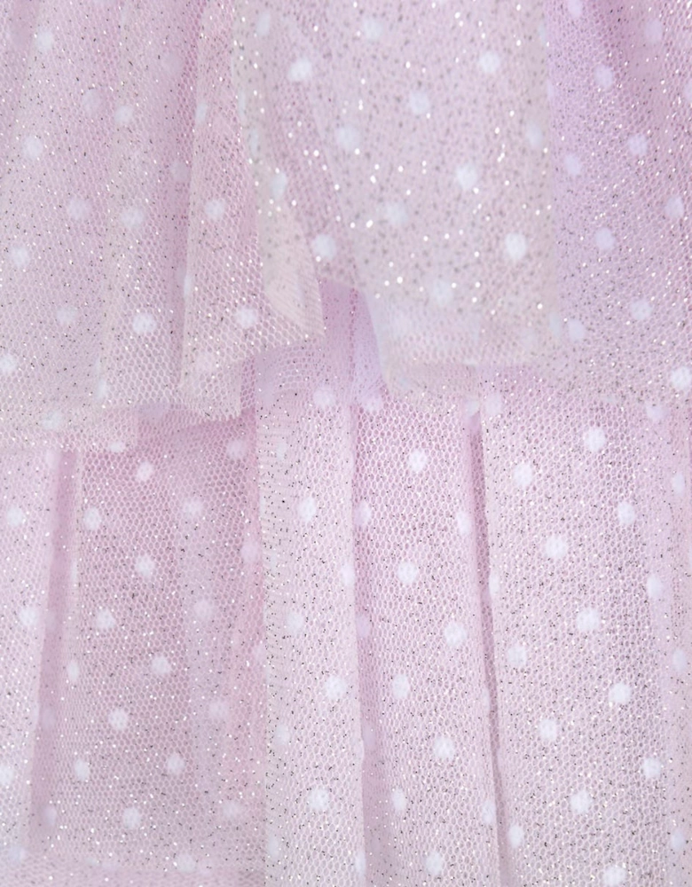 Girls Spotted Tulle Skirt
