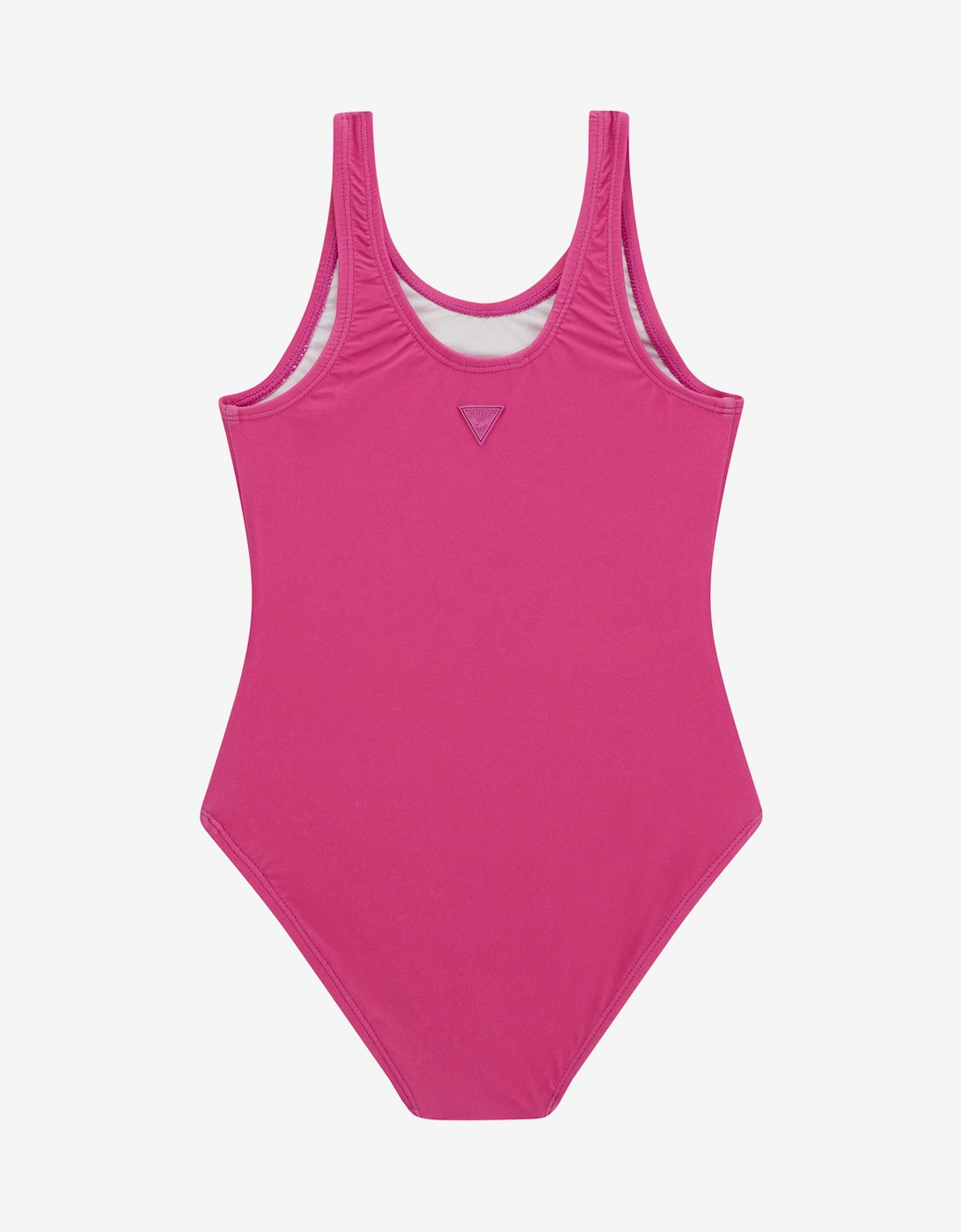 Girls Logo Swimsuit in Pink