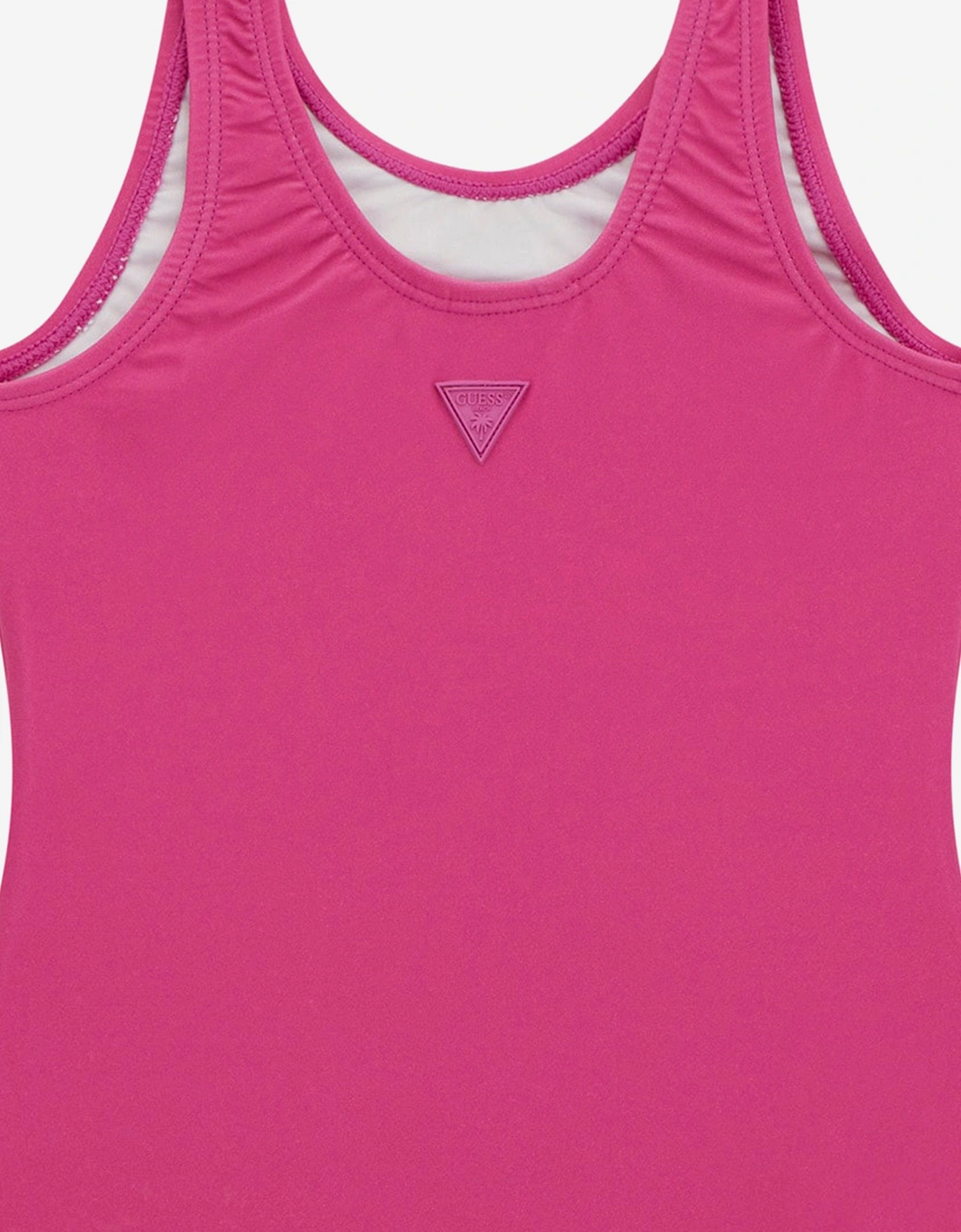 Girls Logo Swimsuit in Pink