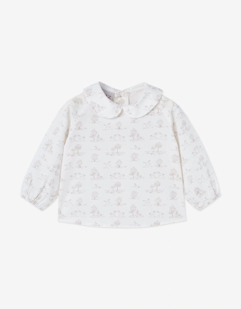 Baby Boys Trouser Set in Beige
