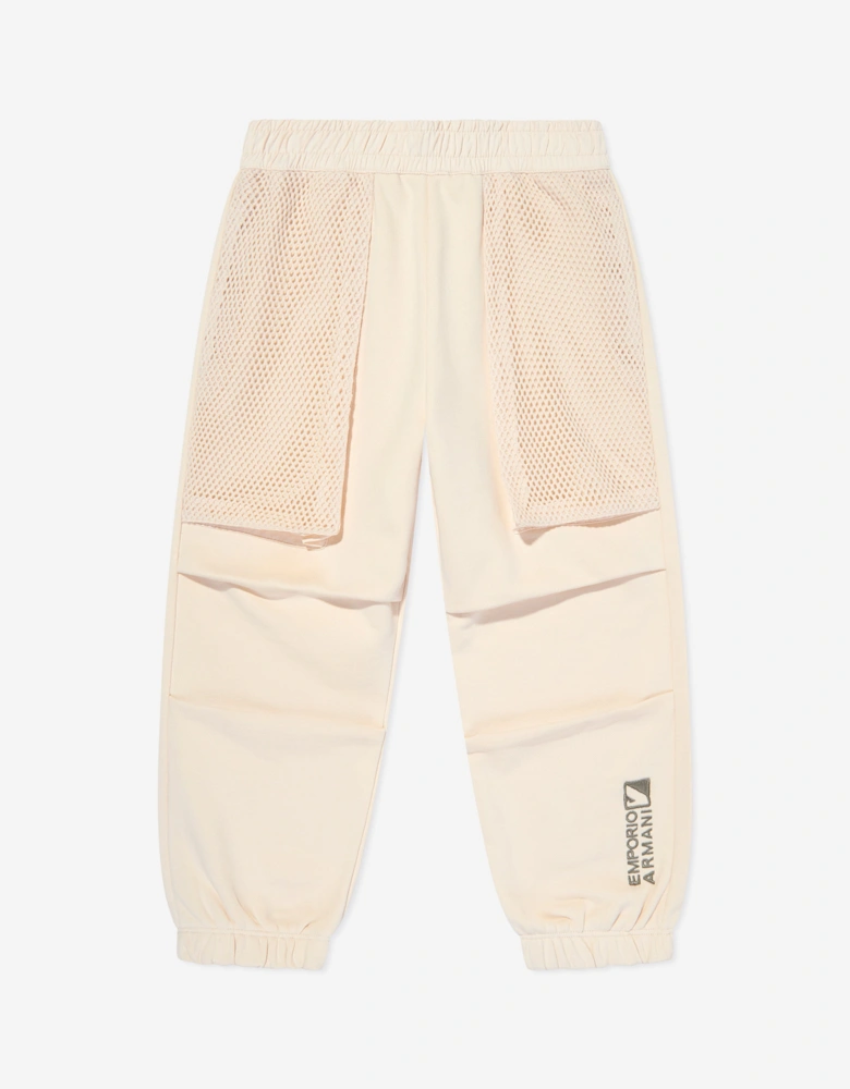 Boys Cotton Trousers in Beige