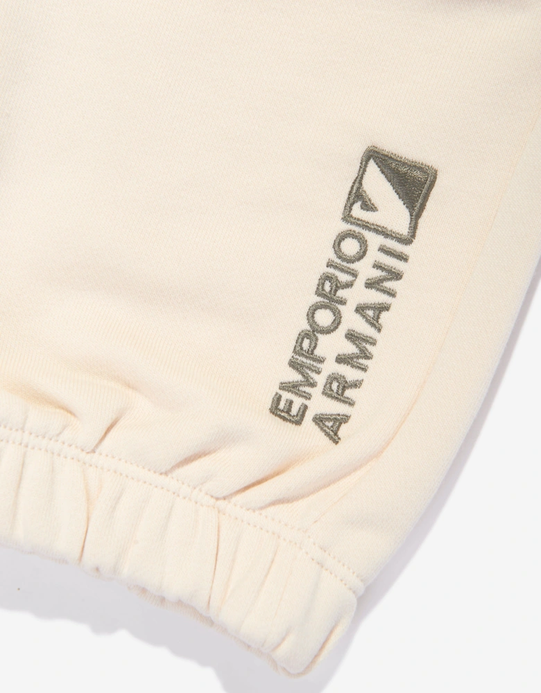 Boys Cotton Trousers in Beige