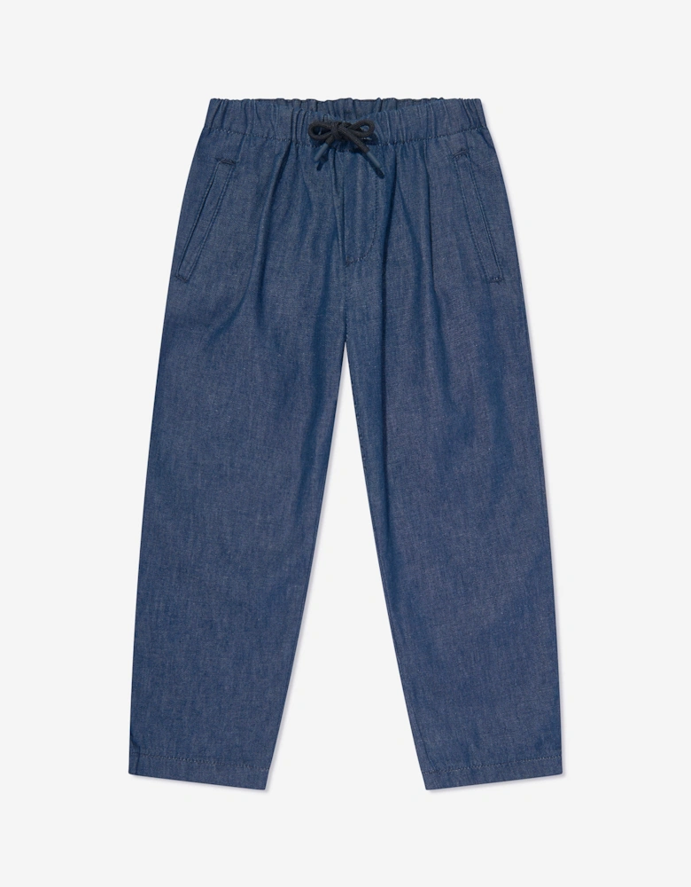 Boys Denim Trousers in Blue