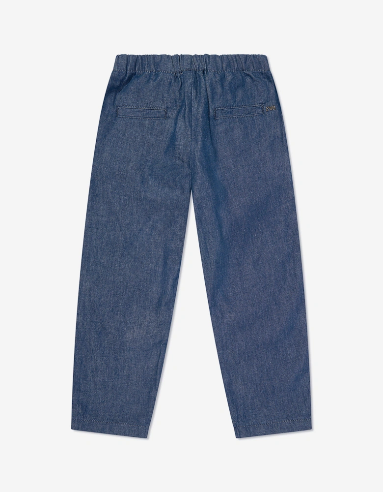 Boys Denim Trousers in Blue