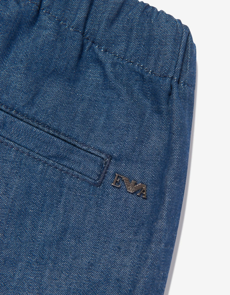 Boys Denim Trousers in Blue