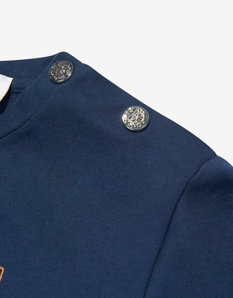 Boys Logo Sweatshirt in Blue