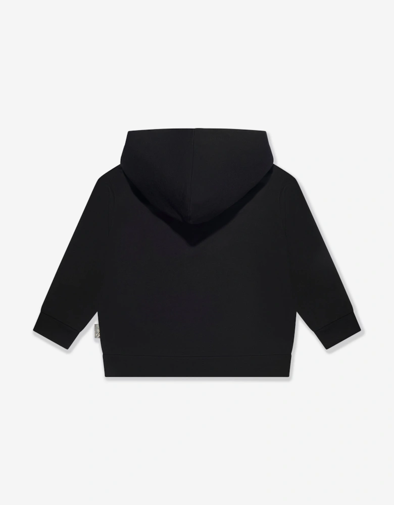Boys Tiger Hoodie in Black