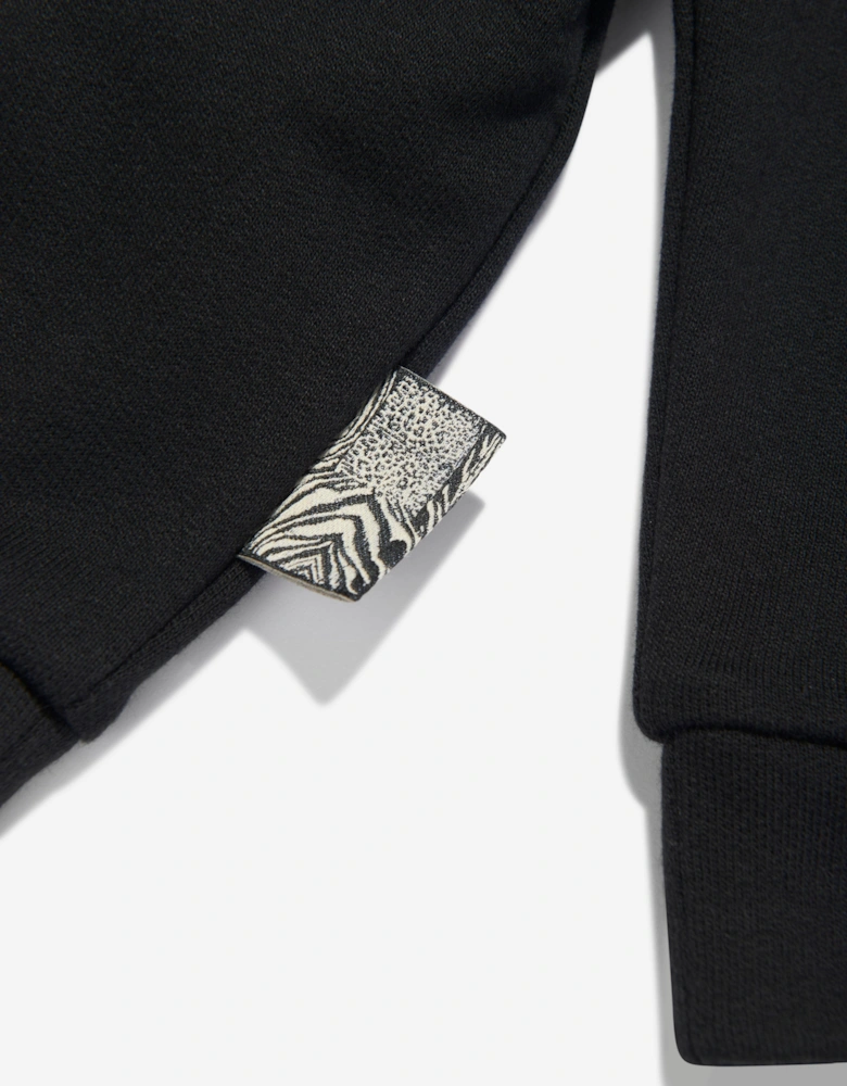 Boys Tiger Hoodie in Black
