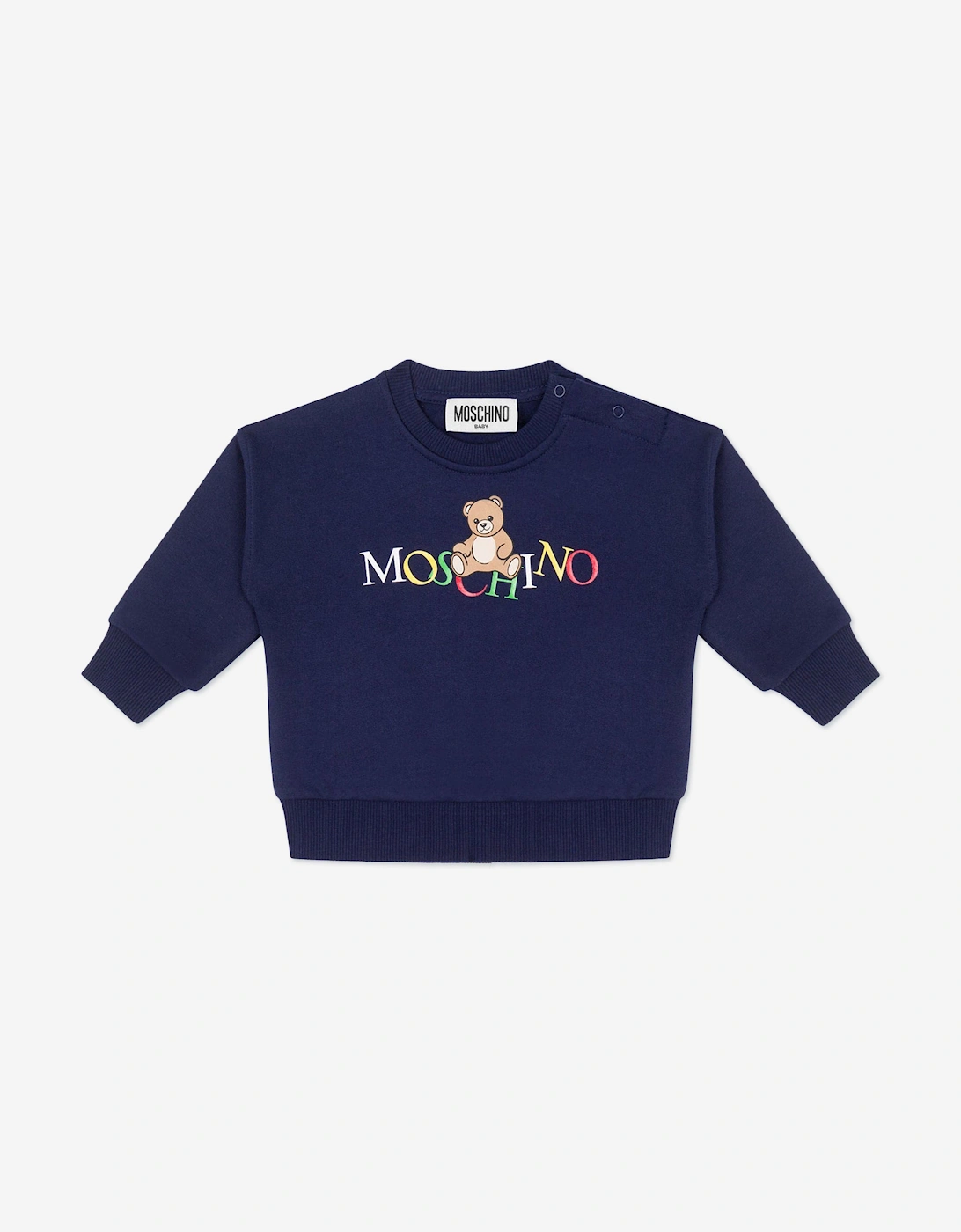 Baby Teddy Bear Logo Tracksuit in Navy