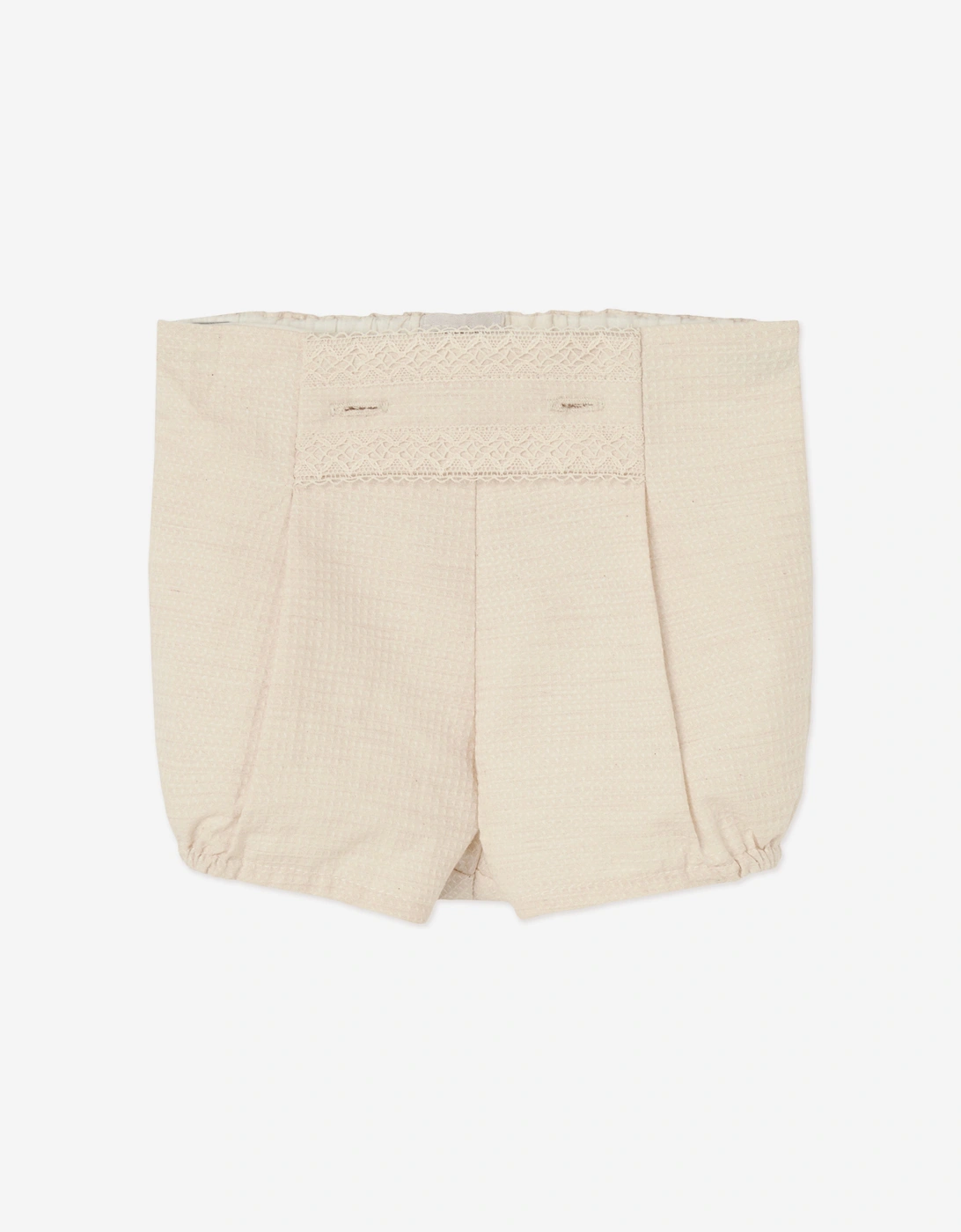 Baby Boys Blouse and Shorts Set in Beige
