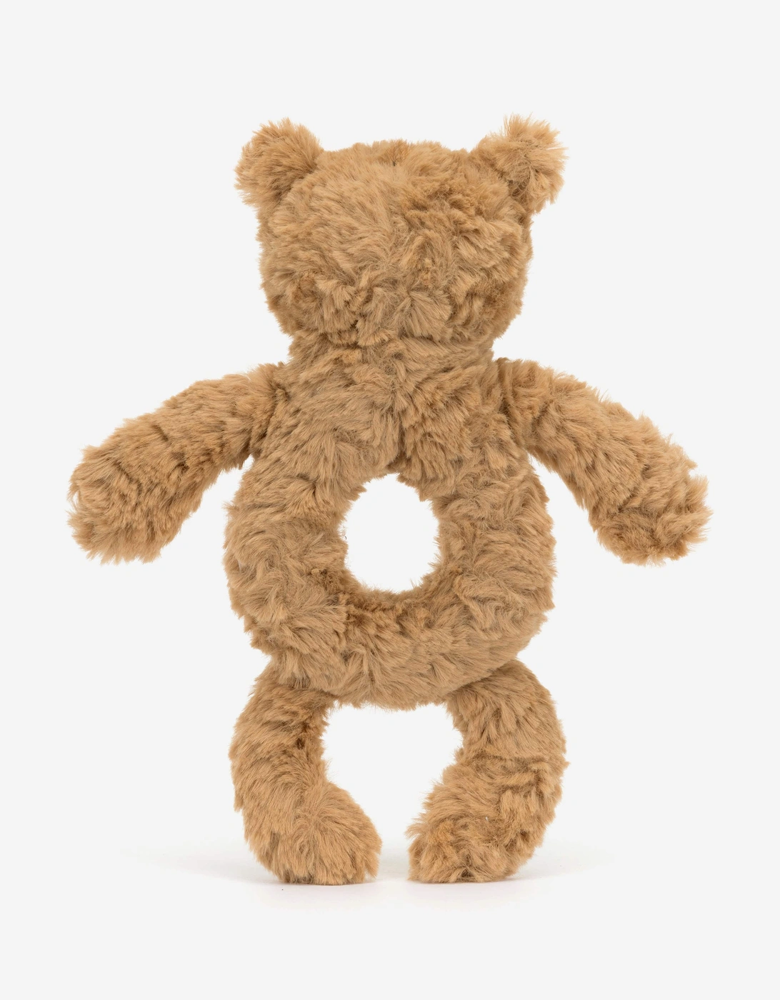 Bartholomew Bear Ring Rattle in Brown (18 CM)