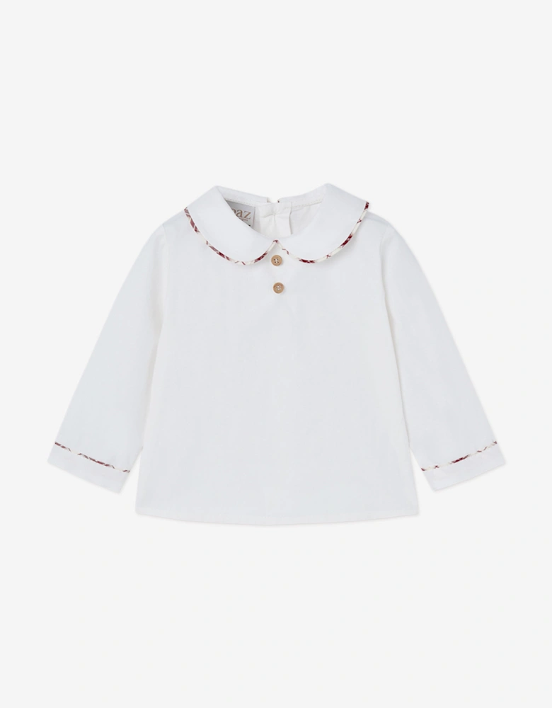 Baby Boys Shirt and Shorts Set in Ivory