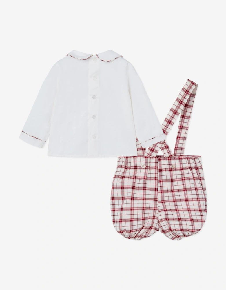 Baby Boys Shirt and Shorts Set in Ivory
