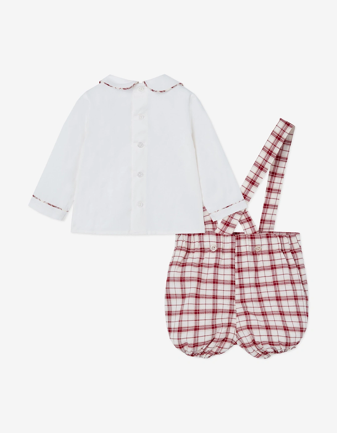 Baby Boys Shirt and Shorts Set in Ivory