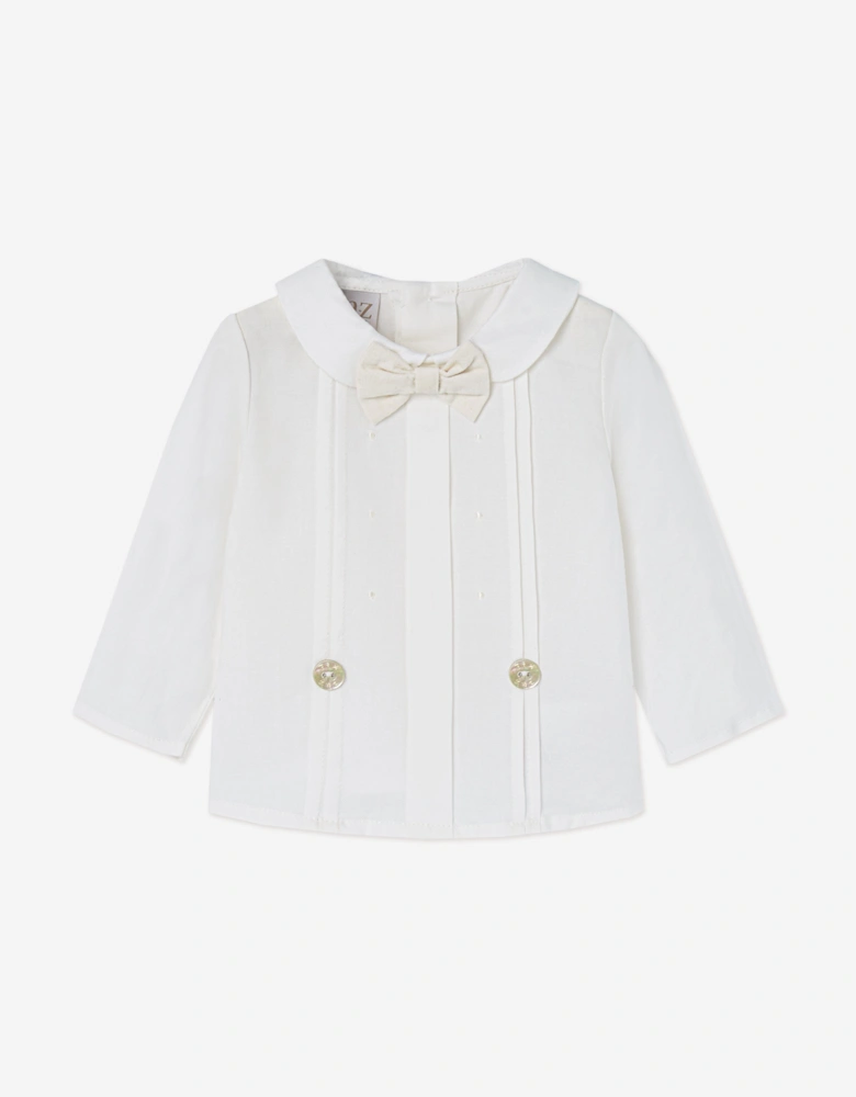 Baby Boys Trouser Set in Ivory