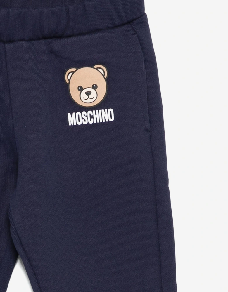 Baby Bear Logo Joggers in Navy