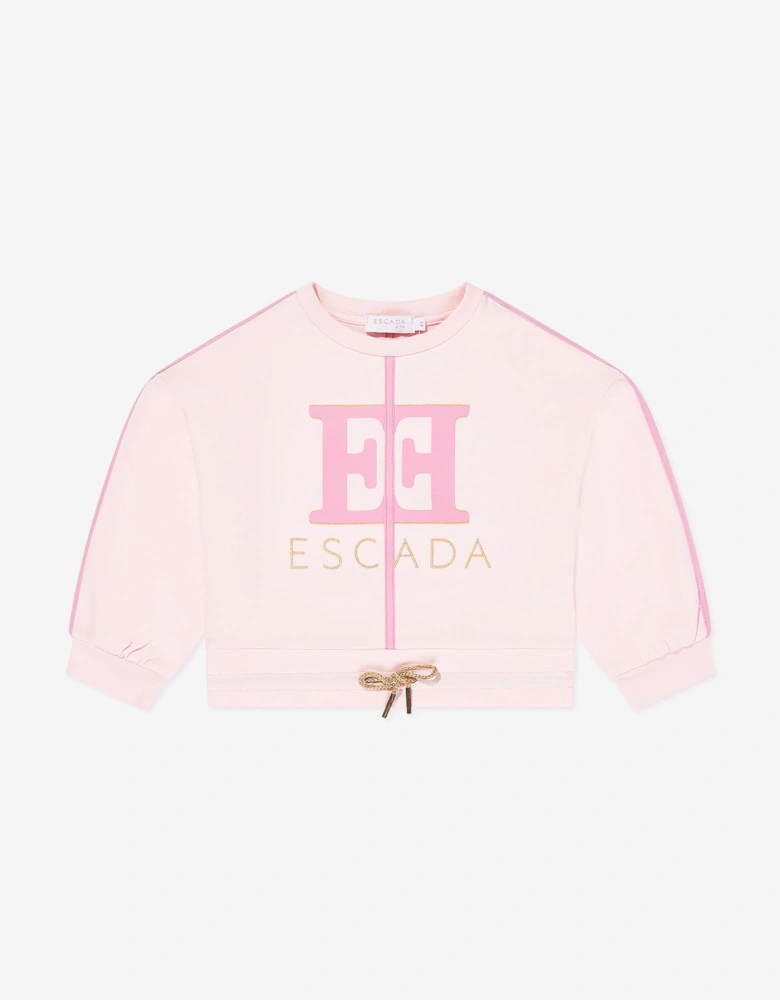 Girls Logo Sweatshirt in Pink