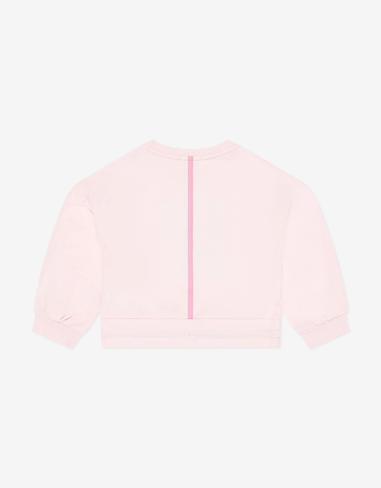 Girls Logo Sweatshirt in Pink