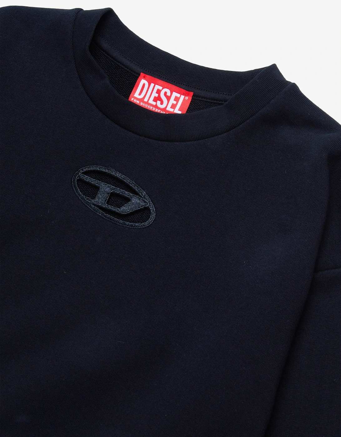 Girls Oval D Sweatshirt in Black