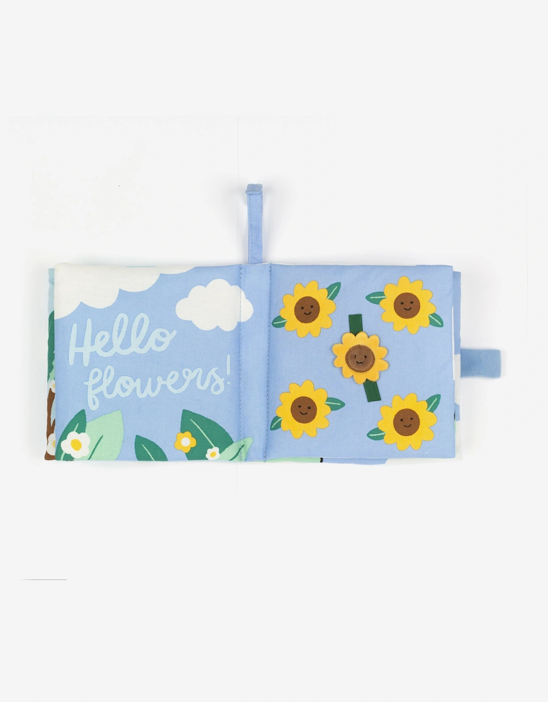 Hello Sun Fabric Book in Blue