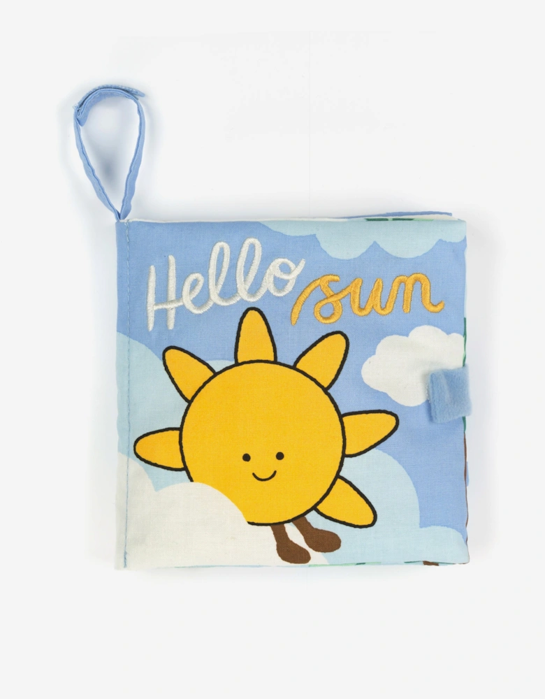 Hello Sun Fabric Book in Blue