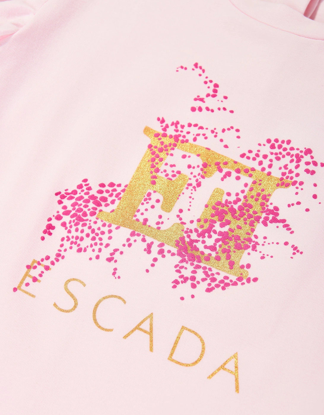 Girls Logo Print T-Shirt in Pink