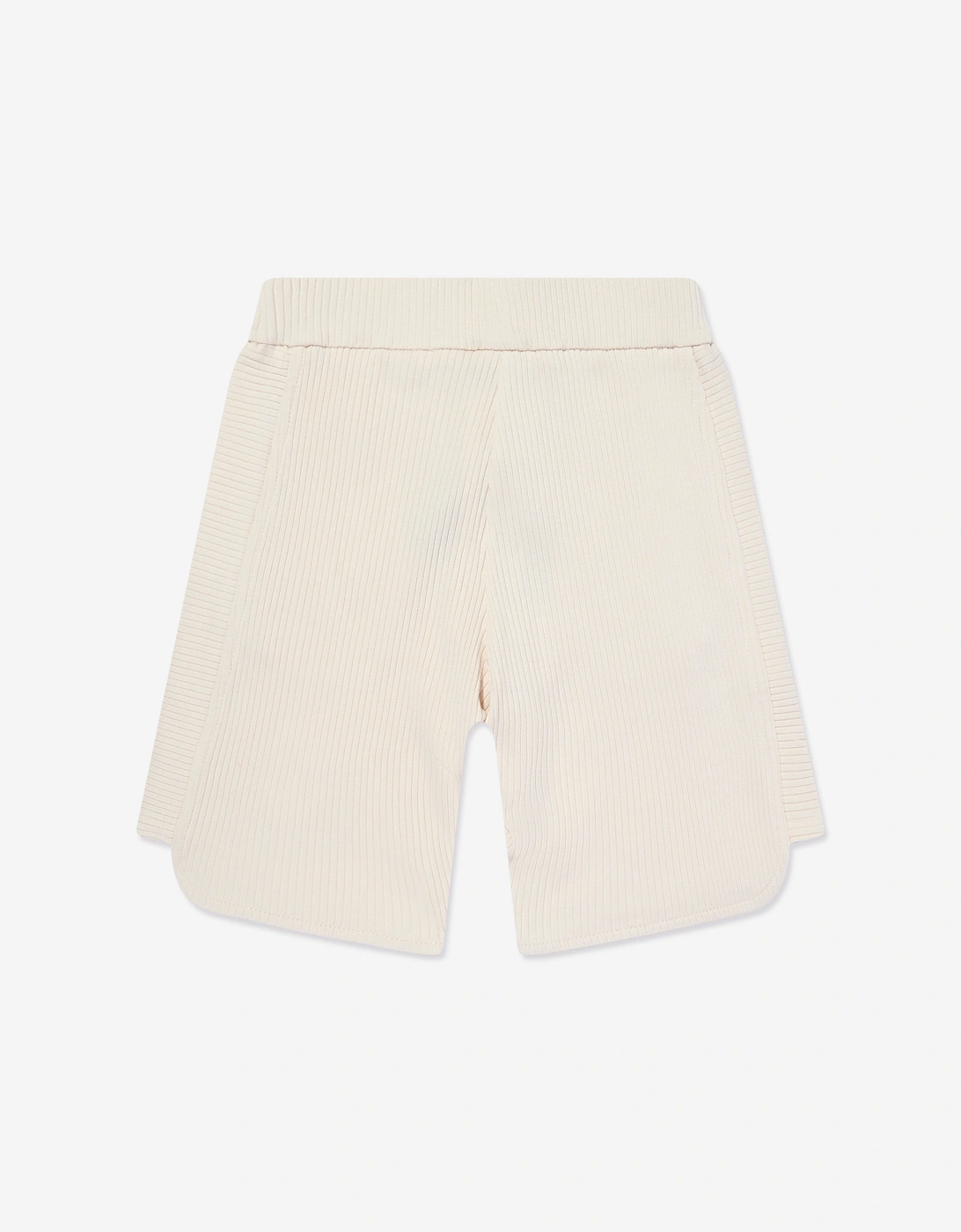 Boys Logo Shorts in Beige