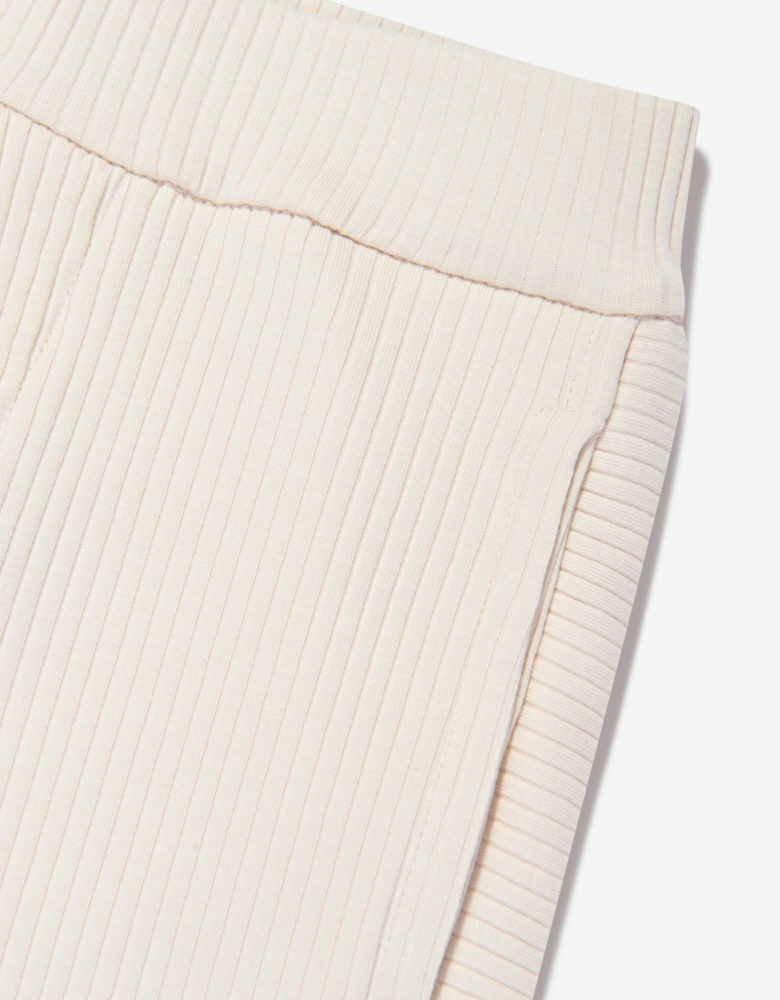 Boys Logo Shorts in Beige