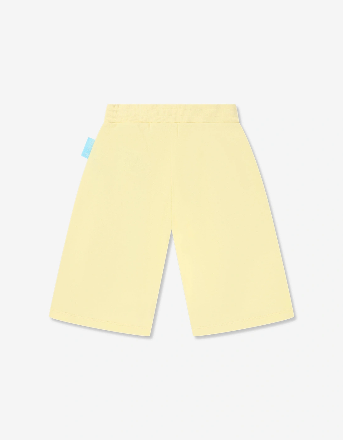 Boys Smurf Logo Shorts in Yellow