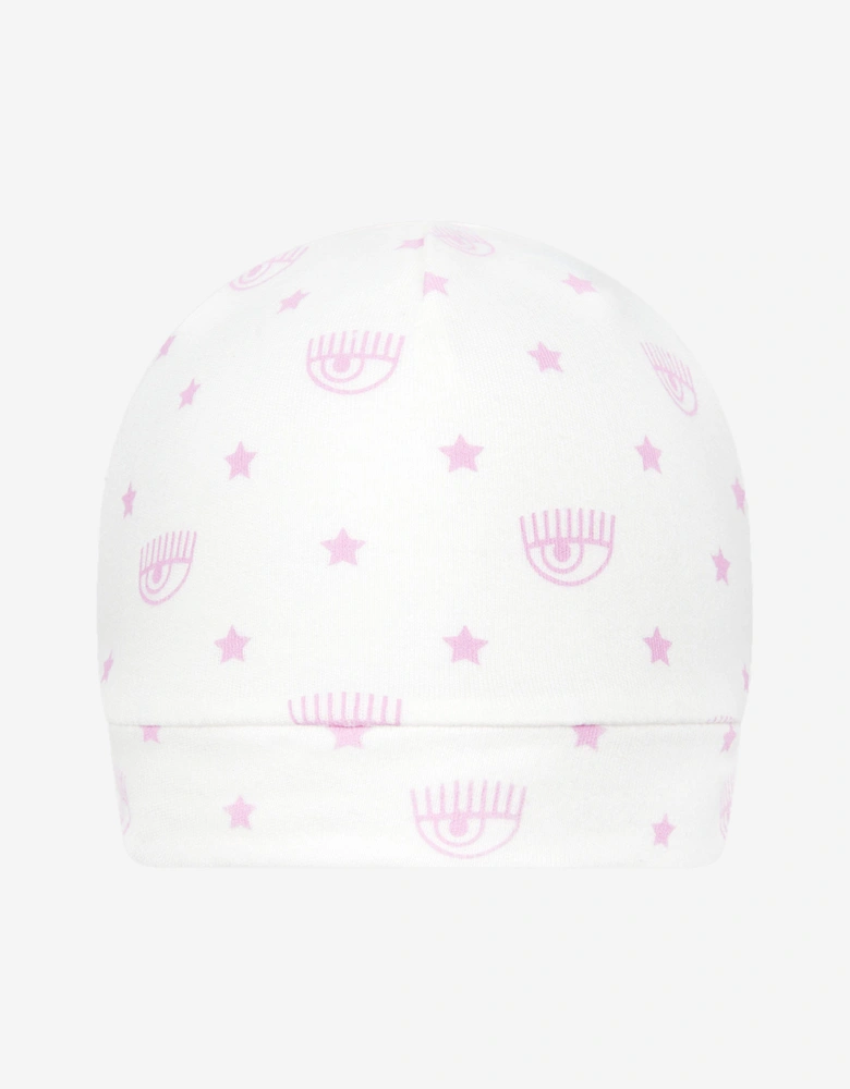 Baby Girls Hat in White