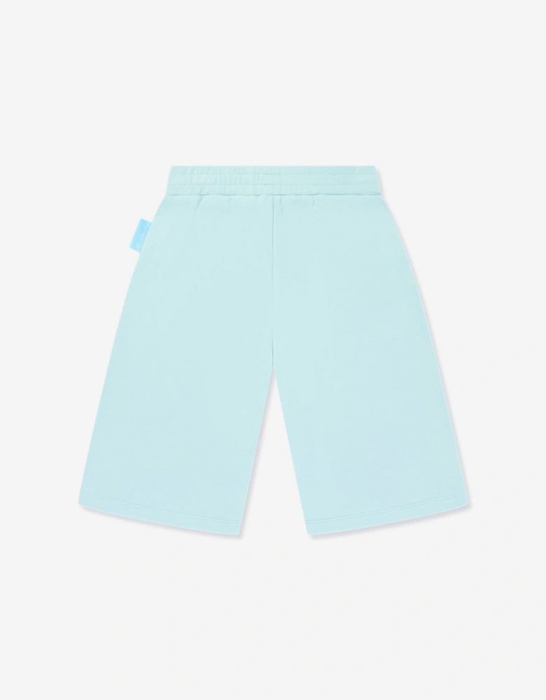 Boys Smurf Logo Shorts in Blue