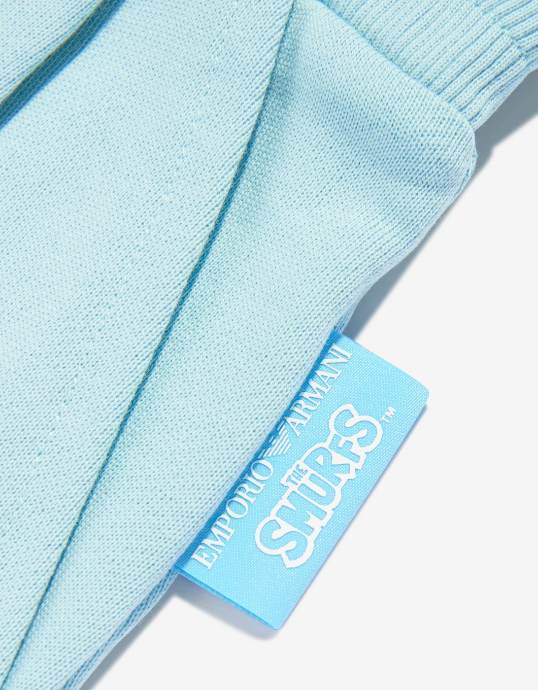Boys Smurf Logo Shorts in Blue