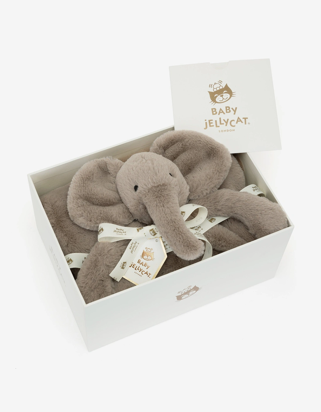 Smudge Elephant Blanket in Grey (70 CM)